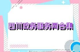 四川政务服务网合集