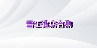 雪王建店合集