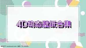 4D动态壁纸合集