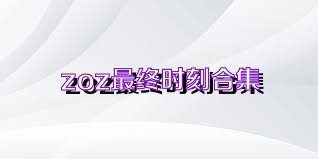 zoz最终时刻合集