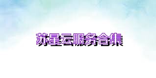 苏星云服务合集