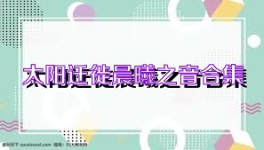 太阳迁徙晨曦之音合集