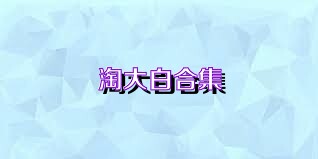 淘大白合集