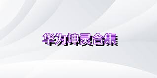 华为坤灵合集
