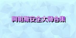 阿帕斯安全大师合集