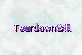 Teardown合集