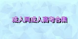 成人网成人高考合集
