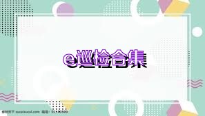 e巡检合集