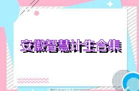 安徽智慧计生合集