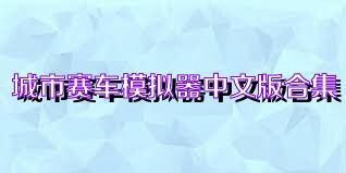 城市赛车模拟器中文版合集