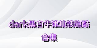 dark黑白牛津地铁跑酷合集